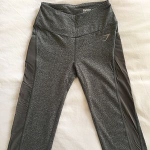Gymshark Gray Cropped Athletic Pants